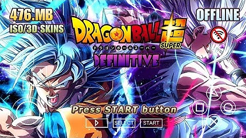 NEW DRAGON BALL Super DEFINITIVE PPSSPP Mod Dragonball Z Shin Budokai 2 ISO | Game DBZ PSP Gameplay