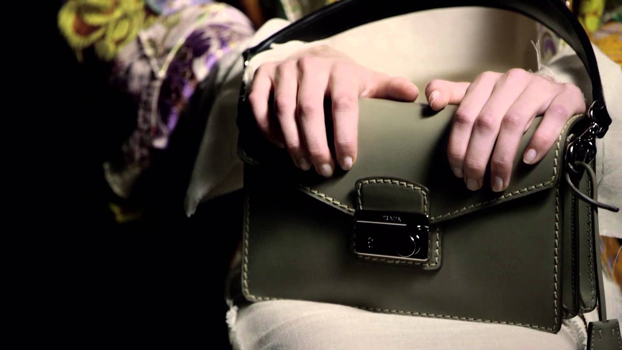 Julia Nobis, Prada Womenswear Spring/Summer 2015 backstage video