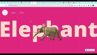 3D animated website on Dora