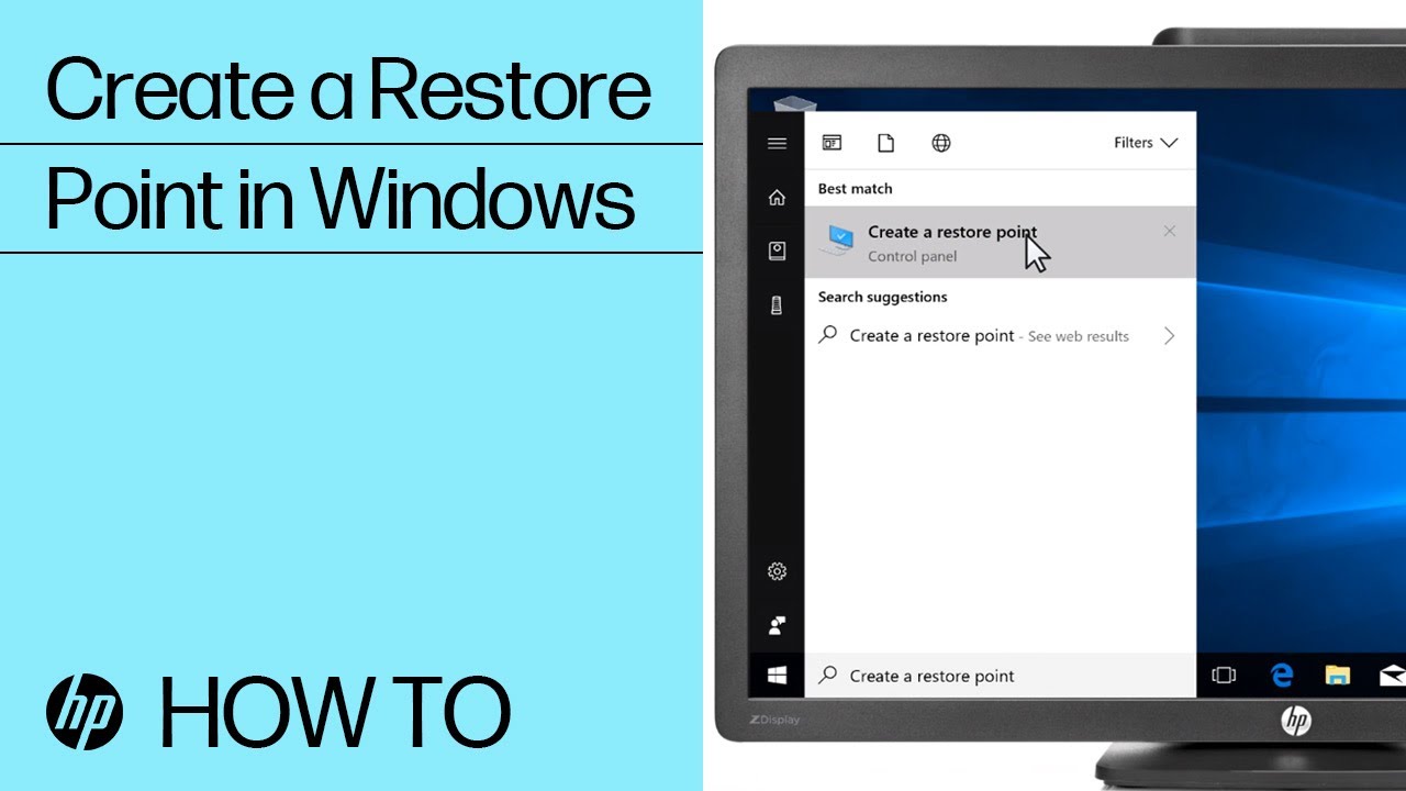 How to Create a Restore Point in Windows