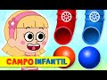 Campo Infantil | Pelotitas Bailarinas en un Juego de Colores y Más Diversión