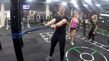 horizontal banded row demo