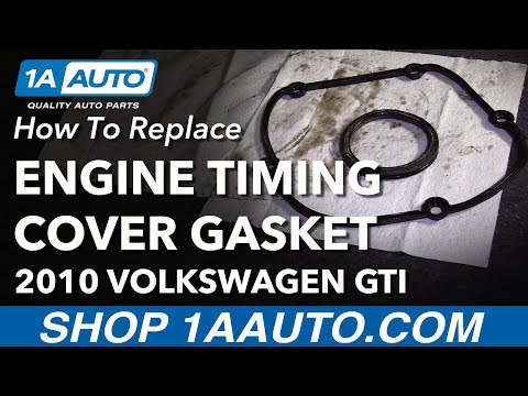 How to Replace Upper Engine Timing Cover Gasket 10-14 Volkswagen GTI