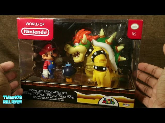 World of Nintendo New 2018 Mario Vs. Bowser Diorama Gift Set - 3