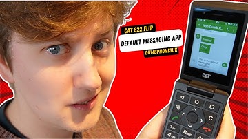 Default Messaging Application Is BETTER Than Whatsapp, Signal, Telegram?! || CAT S22 Flip Dumbphone