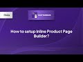 Inline Product Page Bundle Setup Guide