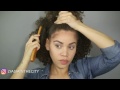 Half Up Half Down Braid Out | Transitioning Hair | Lyasia in the City