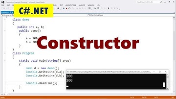 Understanding C# .NET Constructors: A Beginner