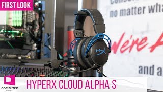 HyperX Cloud Alpha S Gaming Headset with Dual Chamber drivers #Computex2019