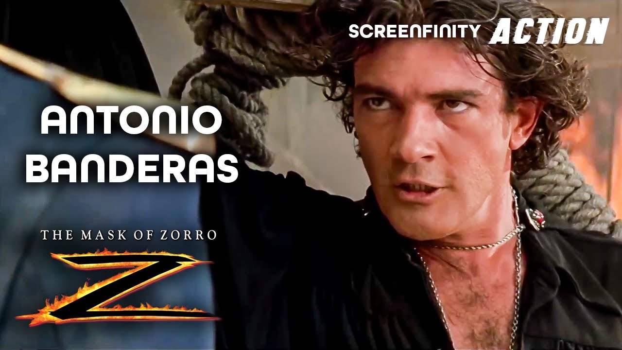 Antonio Banderas' Action Scenes | The Mask Of Zorro | Screenfinity Action