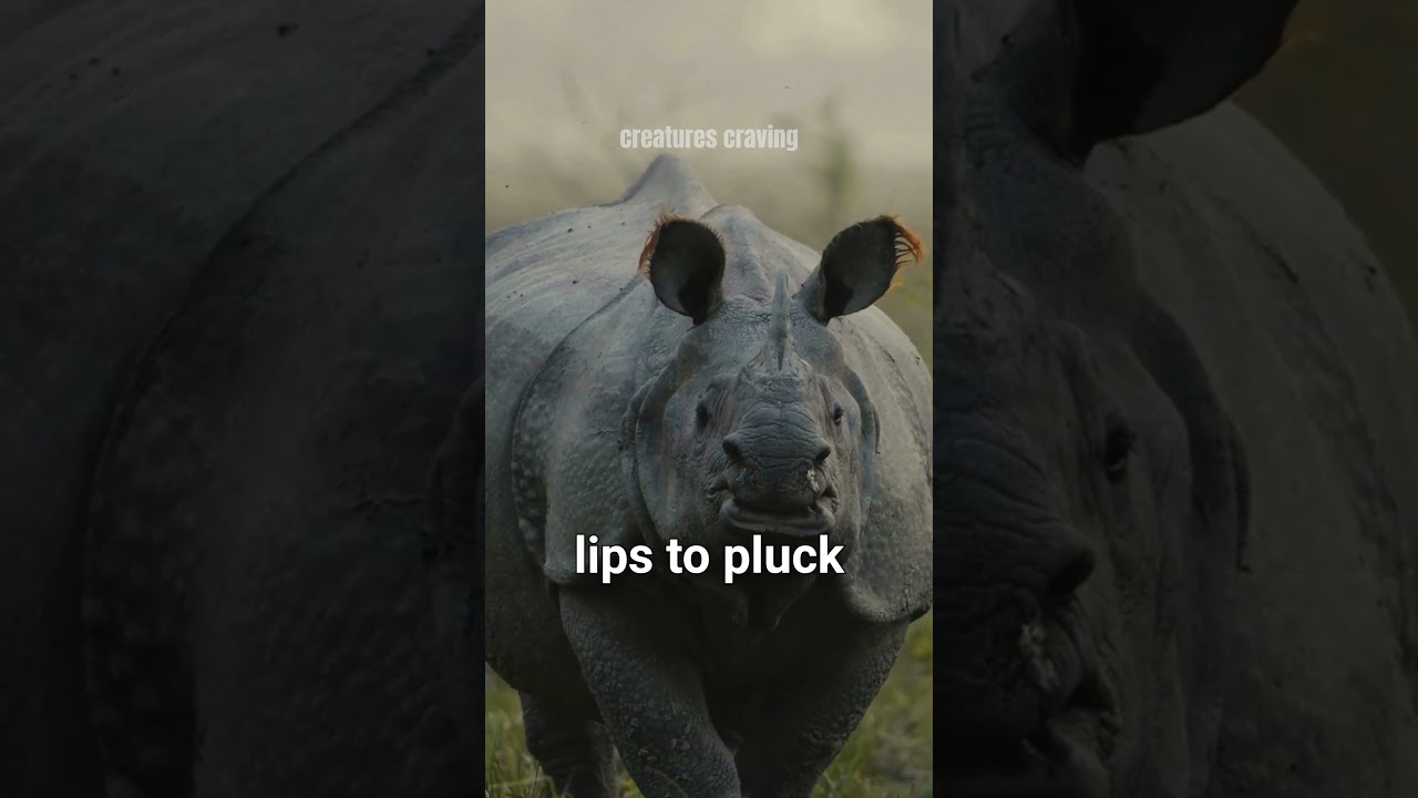 what, how, and when does rhino eat. #animalappetite #wildlife #facts #shorts #rhino