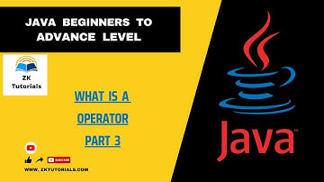 10 Operators In Java Next Part | What Is Operator | Java Tutorials For Beginners