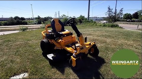 Cub Cadet ZTS Zero Turn Steering Wheel Operational Video
