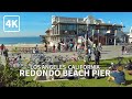 [4K] REDONDO BEACH - Walking Redondo Beach Pier, South Bay, Los Angeles, California, USA - 4K UHD