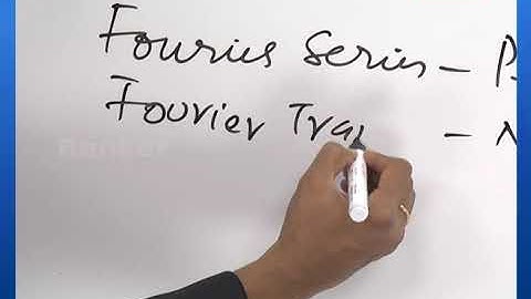Discrete Time Fouier Trasform | Signals And Systems Part 3| GATE | Dr. S. P Venu Madhava Rao