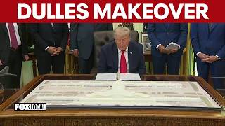 FULL: Pres. Trump announces renovation plan for Dulles Int'l Airport