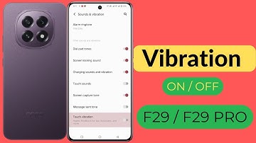 oppo f29 5g vibration Setting /oppo f29 Vibrate Problem / oppo f29 pro 5g Touch Vibration Off