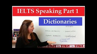 IELTS Speaking Part 1 New Topics  Dictionaries | IELTS | IELTS Speaking | 2022 | English speaking