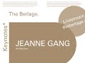 The Berlage Keynotes: “Architecture” by Jeanne Gang