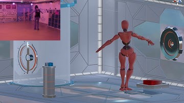 6 points Motion capture + Inverse Kinematik