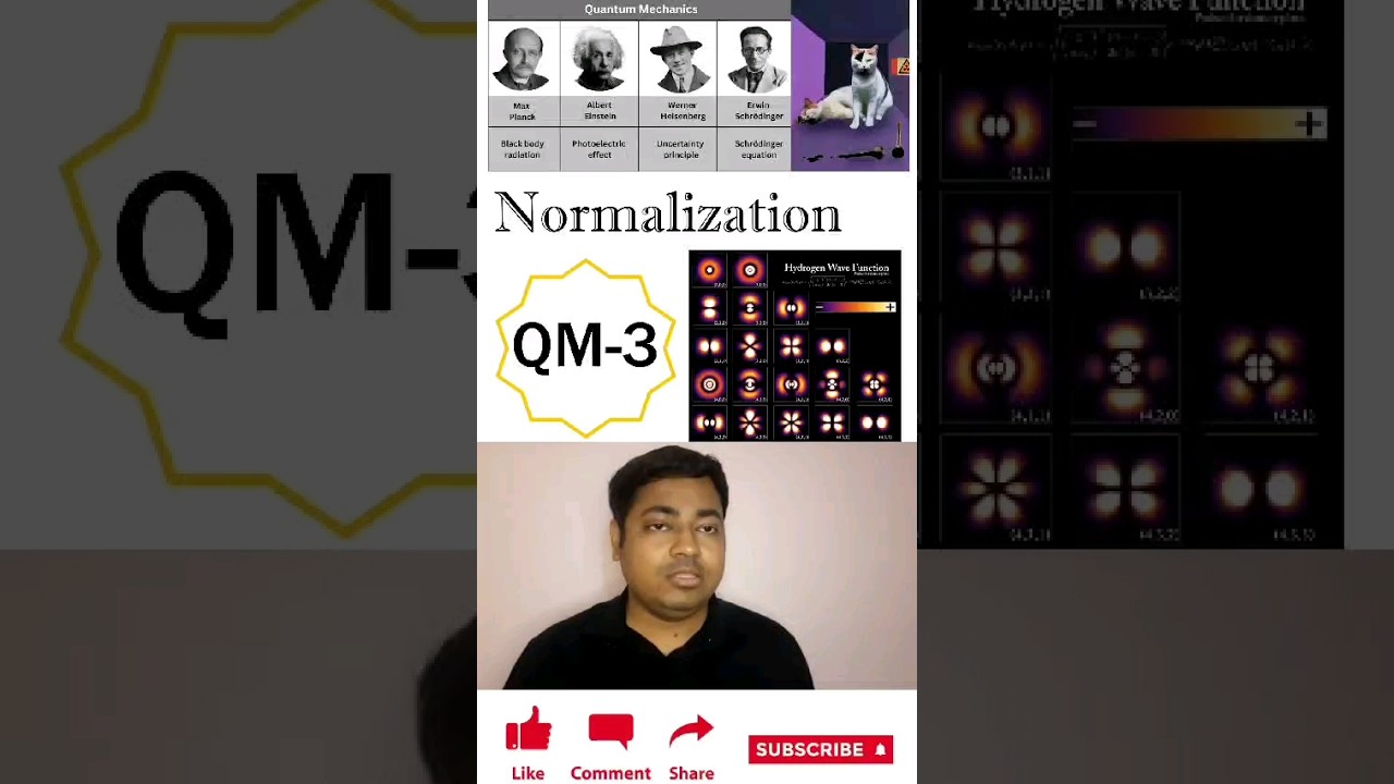 Normalization of a wavefunction #quantummechanics