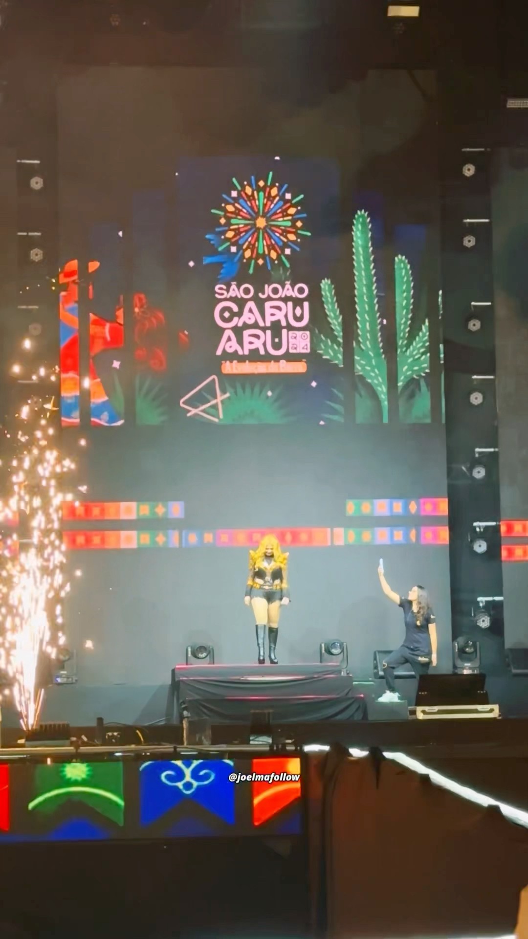 A entrada de Joelma no São João de Caruaru