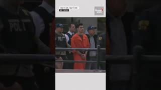 Luigi Mangione perp walk Suspected killer escorted by large police presence to NY courthouse