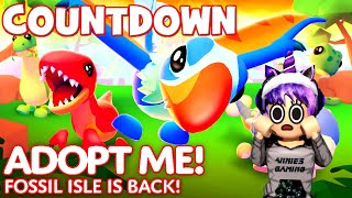 🔴Roblox Adopt Me 🦴 FOSSIL ISLE EVENT! 🦕 LIVE COUNTDOWN!