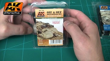 Taking a look at AK Interactive products & how im going to use them. Advanced weathering.
