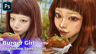 Burger Girl - Speed Art 