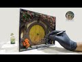 Hobbit Door in 3D Frame / DIORAMA TUTORIAL