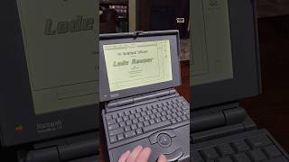 Playing Lode Runner on Apple Macintosh PowerBook 170, 1991 #shorts #retrogaming