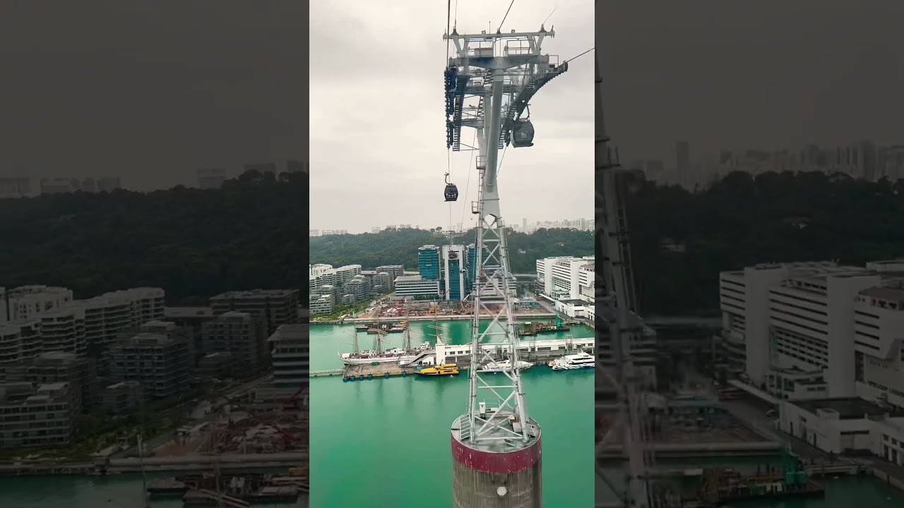 Singapore Cable Car on the Mount Faber Line & Sentosa Line 