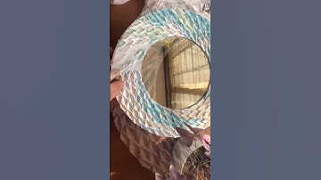 Textured Art Mirror 🪞 Textures by Mohana #texture #texturedart #textured