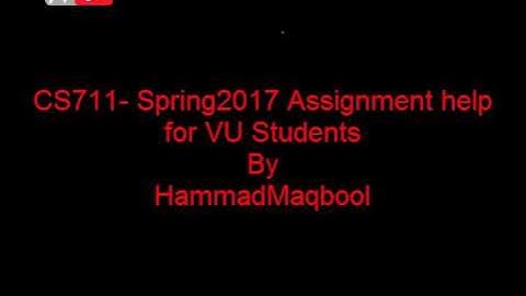 CS711 - Spring2017 Assignment Number 2 Research Paper Question