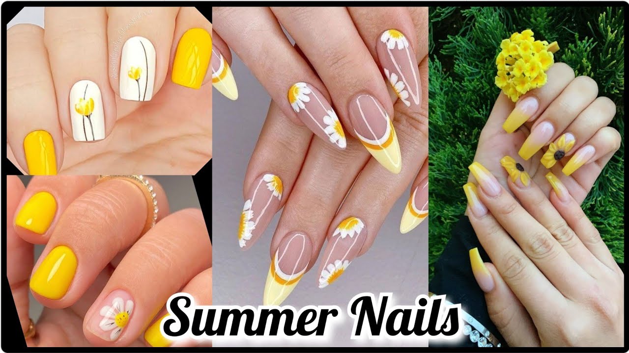 Yellow Nail Designs Singapore | Bright and Bold nail designs