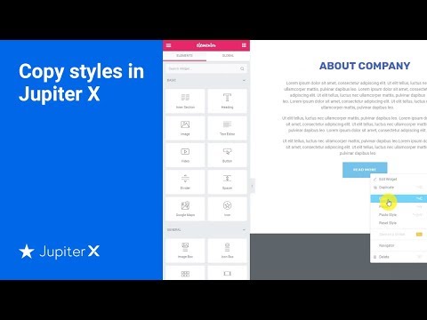 Copy styles in