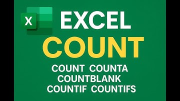 Excel COUNT Functions Explained| COUNT, COUNTA, COUNTBLANK, COUNTIF & COUNTIFS #CountFunction #Excel