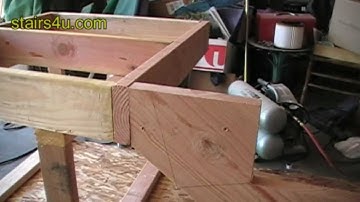 Attaching Stringer to Floor Joist Cantilever - Stair Building Tips and Tricks