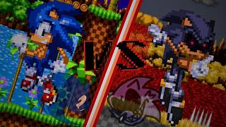 Modern Sonic VS Lord X | Sprite Animation