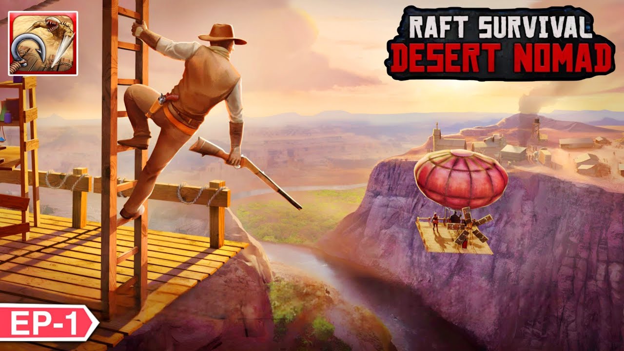 Raft Survival: Desert Nomad Gameplay #1 || All Types Content Creator ...