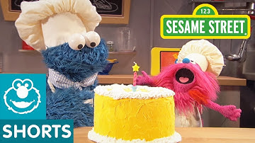 Sesame Street: Making Birthday Cake | Cookie Monster