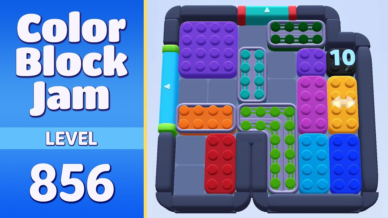 Color Block Jam Level 856 | Every Puzzle Solved! 🎯