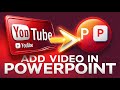 🔥 How to Insert a YouTube Video in PowerPoint | Easy Step-by-Step Tutorial (2025)