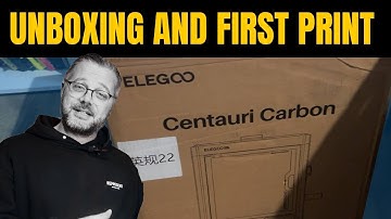 ELEGOO Centauri Carbon Unboxing and First Print Impressions