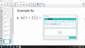 Alg 1 Video Notes 9.1 Example 8c