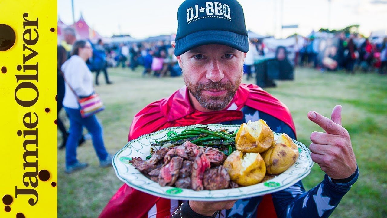 Bavette Steak & Green Beans | DJ BBQ | Real Time Recipe | Jamie Oliver