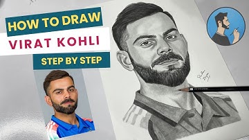 How to draw Virat Kohli Sketch Step by Step - Part 2 / Shading tutorial for beginners | 2025