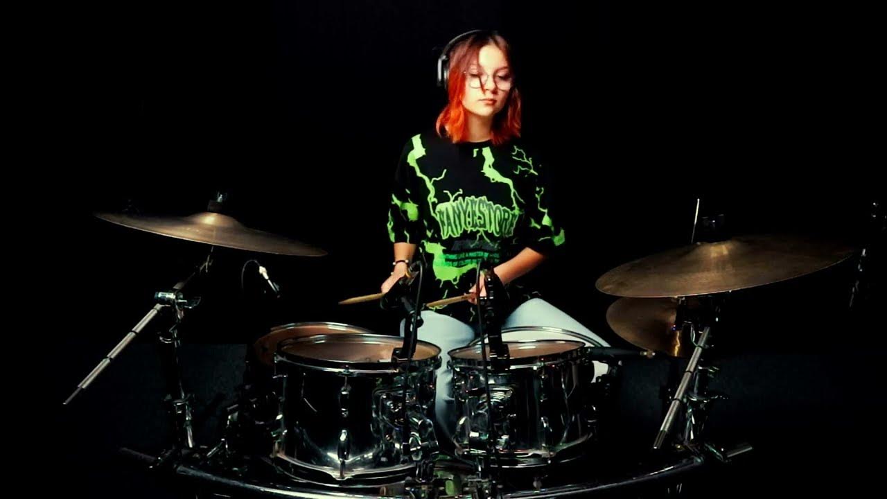 Милена Шаповалова Skillet Hero (Drum Cover) YouTube