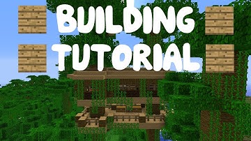 Minecraft: Building Tutorial - Part 8 - Cool Jungle Tree House